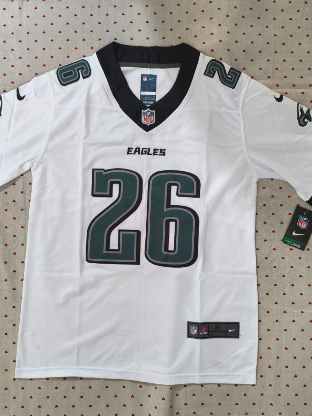 NFL Philadelphia Eagles Saquon Barkley #26 Nike Jersey - Picture 1 of 6